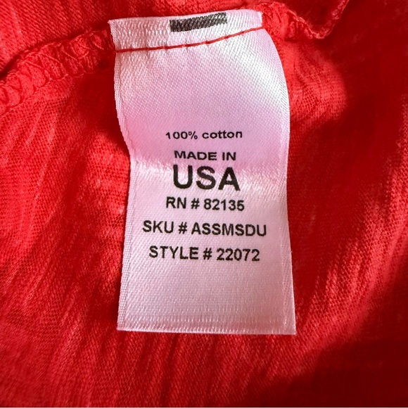 Fresh Produce | Down Under Hi-Low Scoop Neck Luna Top | 100% Cotton | Sz L - Picture 7 of 8